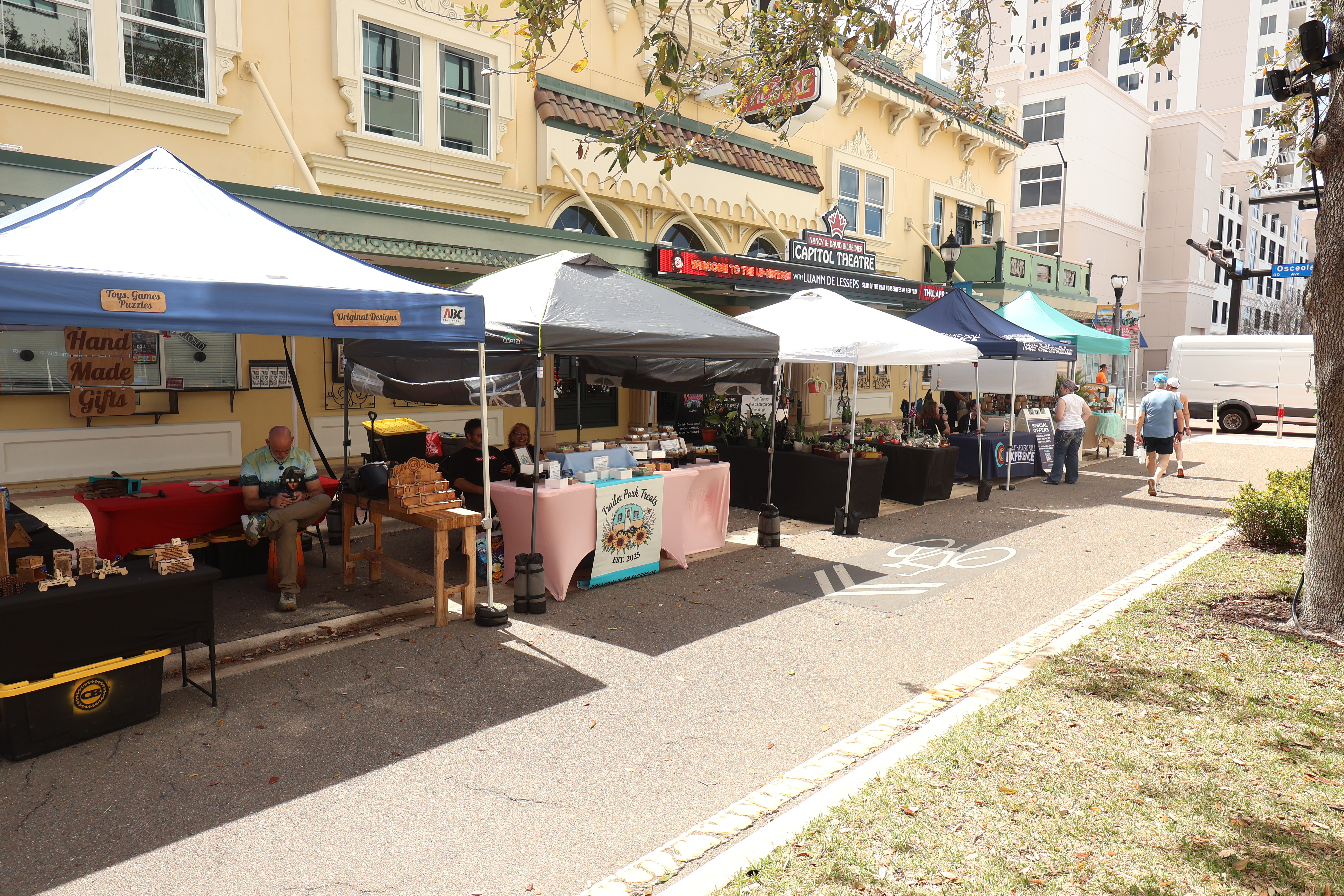 Market Booths on Cleveland Street